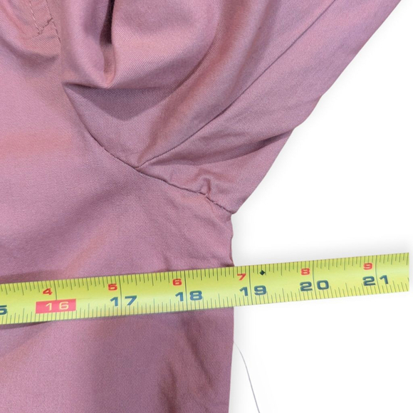 GLAMSIA Pink Cotton Trench Coat Medium NWT - Picture 8 of 10